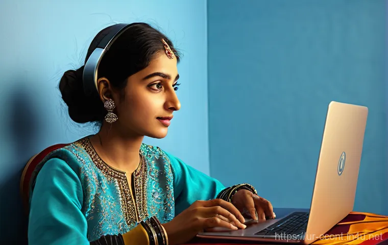문화콘텐츠 기획사 성공을 위한 제언 - **Prompt 1: Digital Storyteller of Heritage**
A young adult, either male or female, sitting comf...